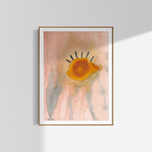 tiger's eye on blush and slate