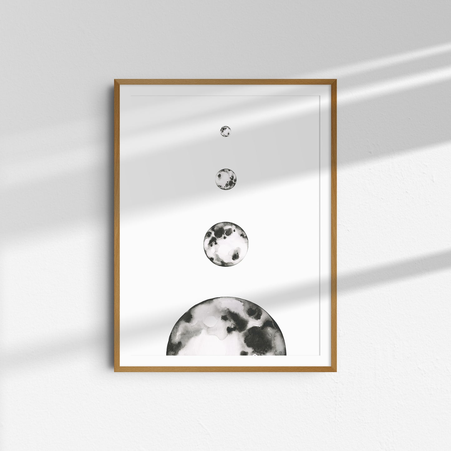 Moon and Moth I - Set of 2 curated artworks