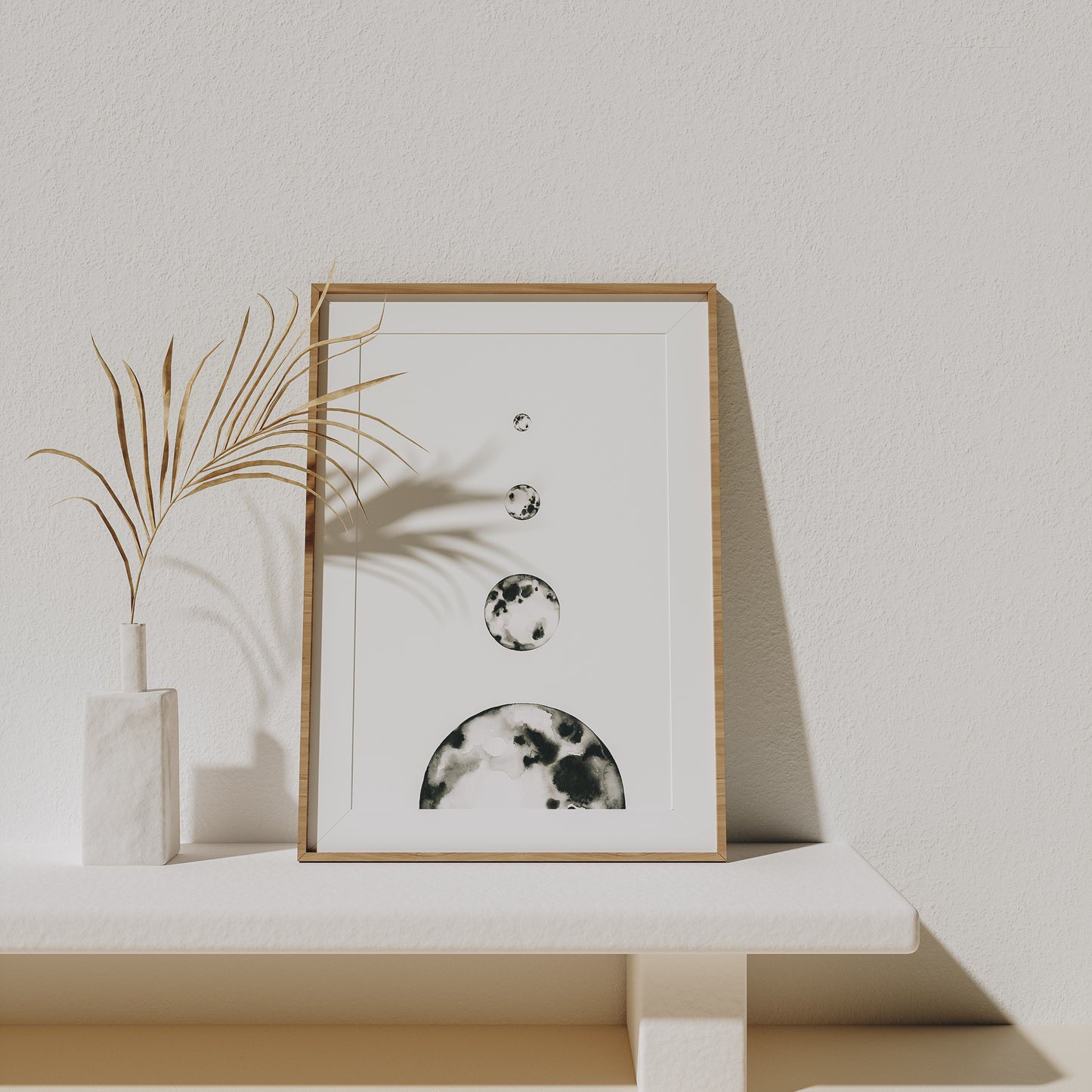 Many Moons Portrait ~ on white