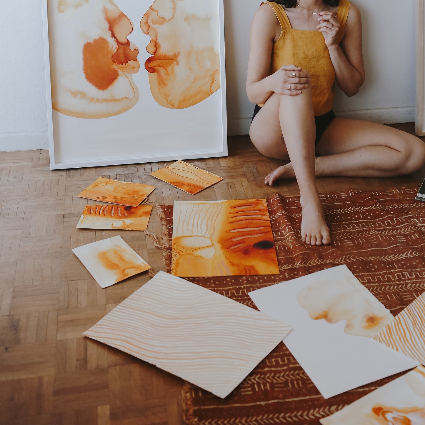 the colour of folding rock