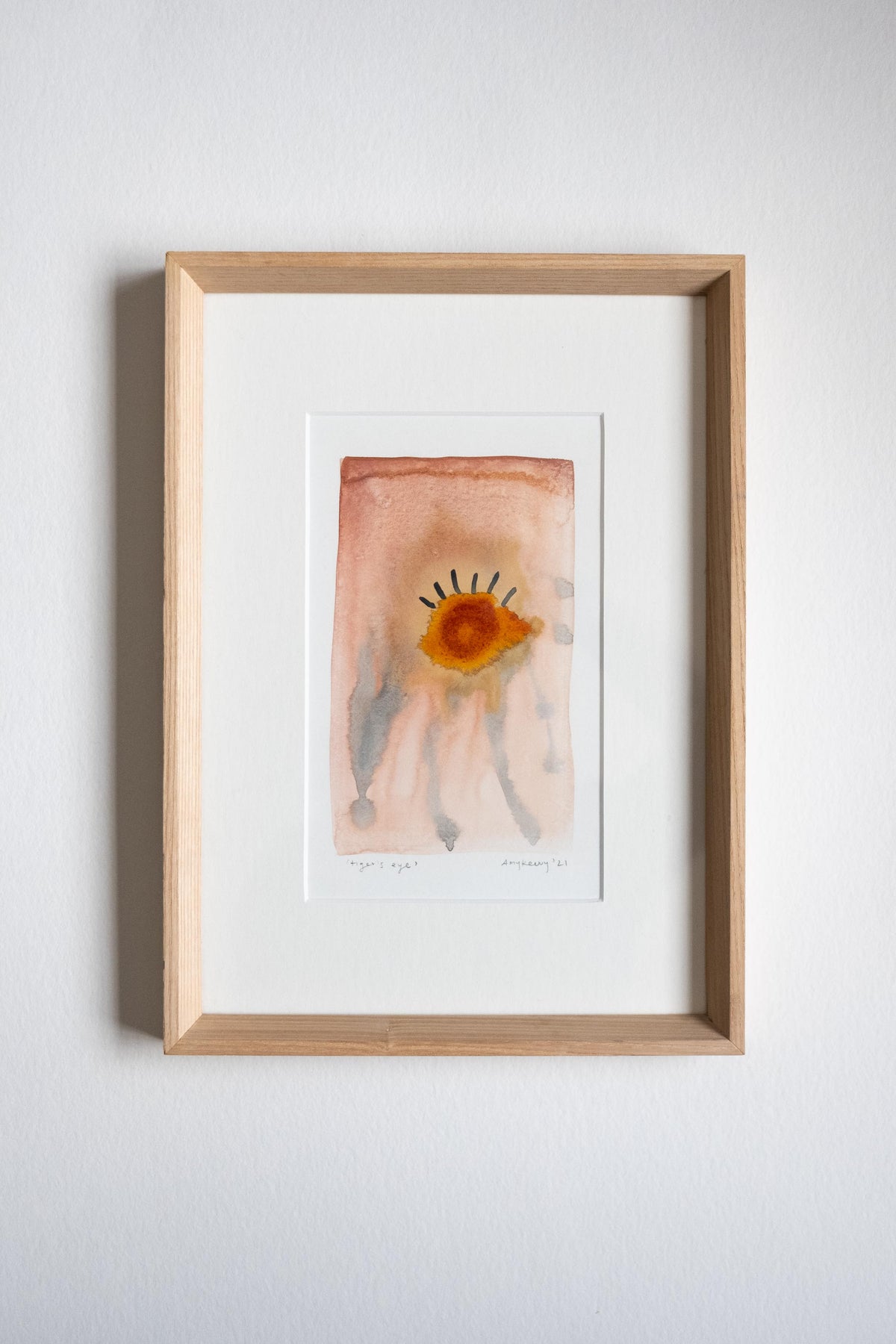 Tiger's Eye ~ Original framed artwork