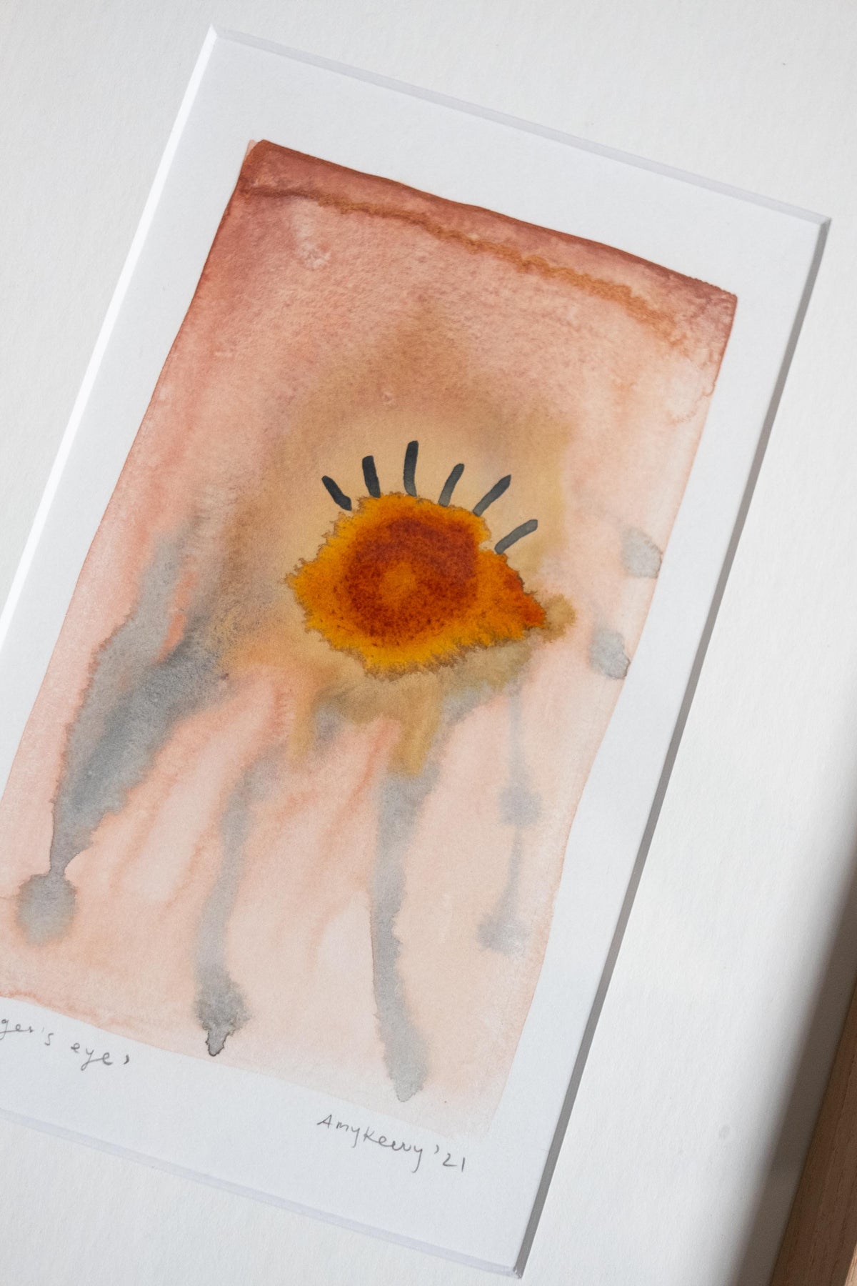 Tiger's Eye ~ Original framed artwork