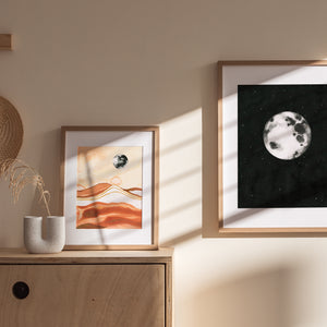 Full Moons I - Set of 2 curated artworks